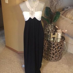 Jodi Kristopher prom maxi dress size L